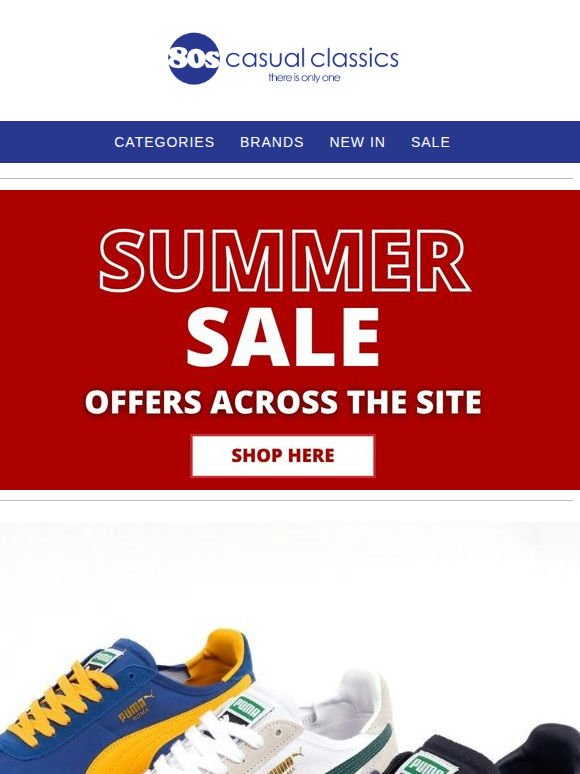 Summer Sale Continues - Offers Across Trainers and More