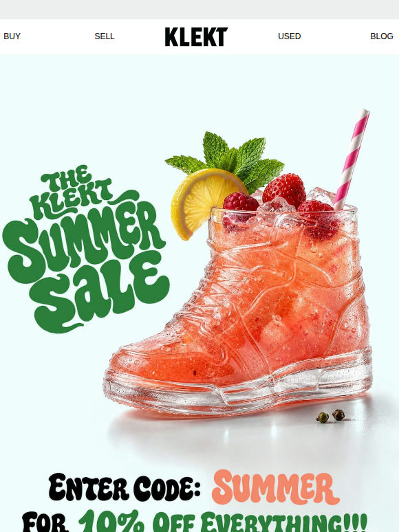 10% off everything – Summer sale now on 🏝️