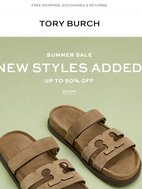 Summer Sale: new styles added