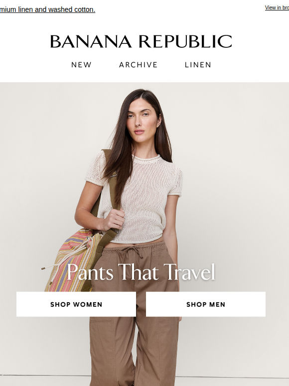 Your next vacation pants