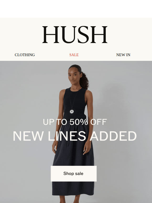 Up to 50% off summer styles