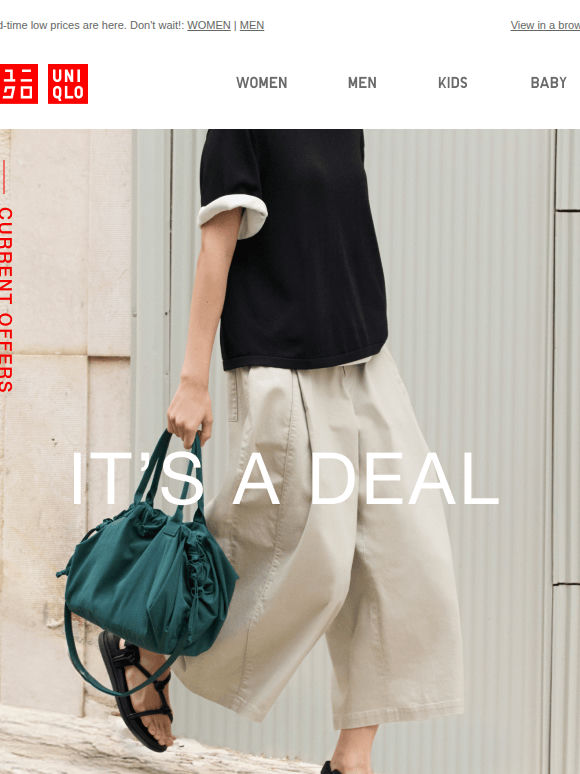 Nothing like a REALLY good deal, starting at $14.90