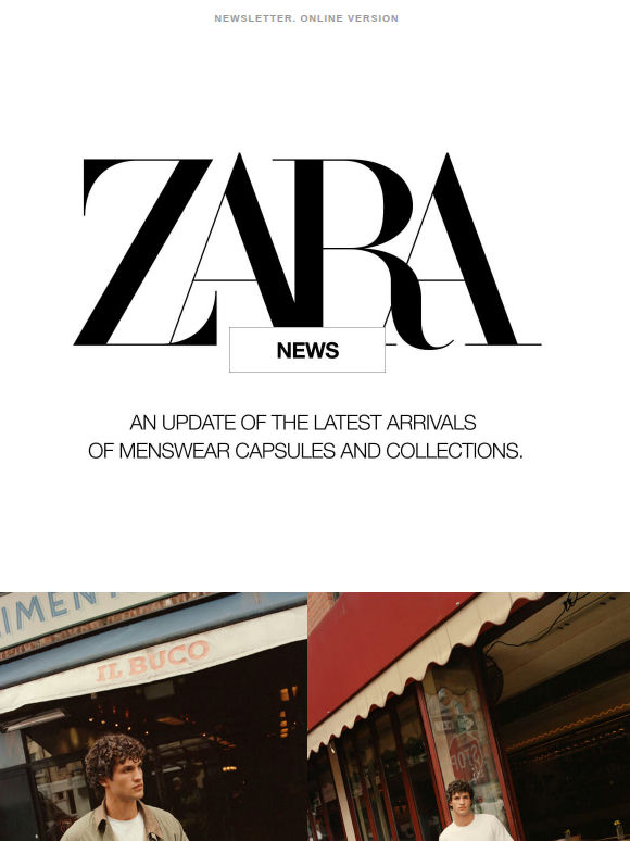 Explore this week’s trends at Zara Man