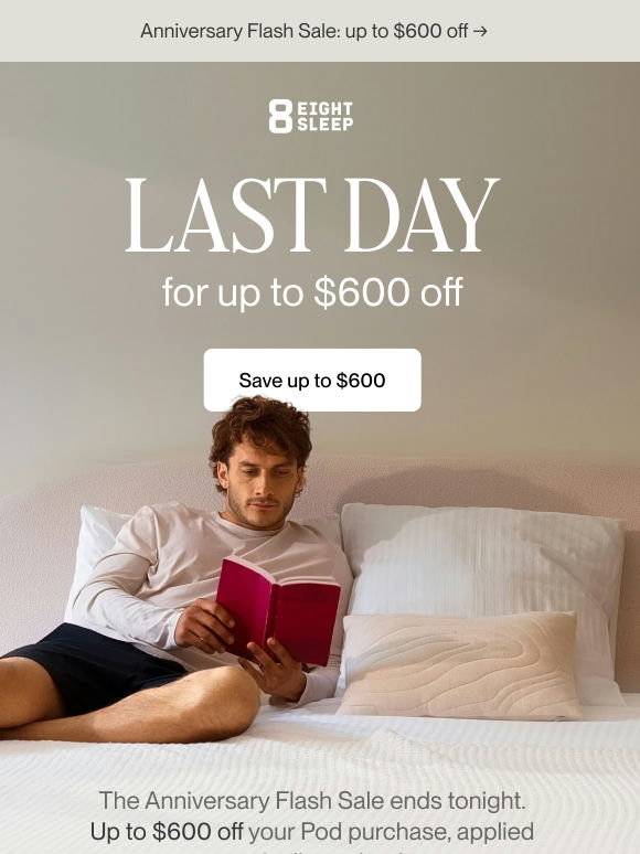 Last day: up to $600 off your Pod purchase*