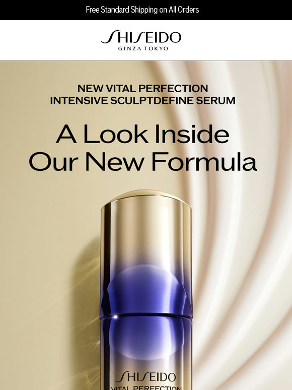 Exclusively At Shiseido.com: NEW Vital Perfection Serum
