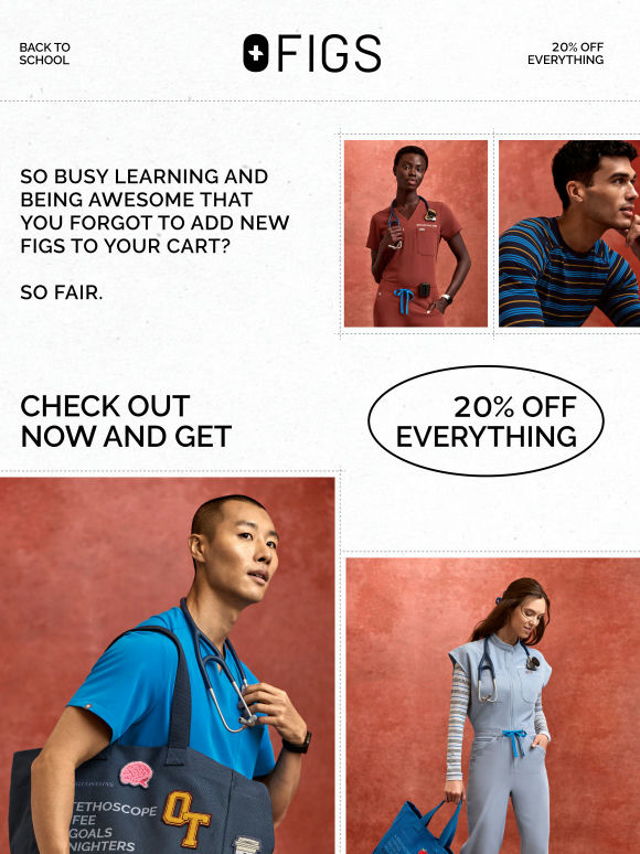 Don’t Miss Out—20% OFF Everything for Back to School