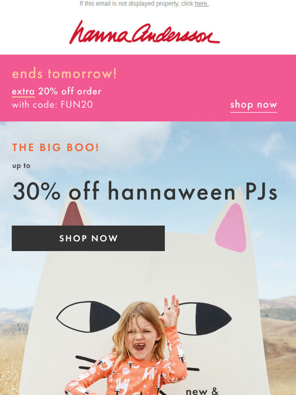 The Big Boo 👻 Up To 30% Off Hannaween PJs