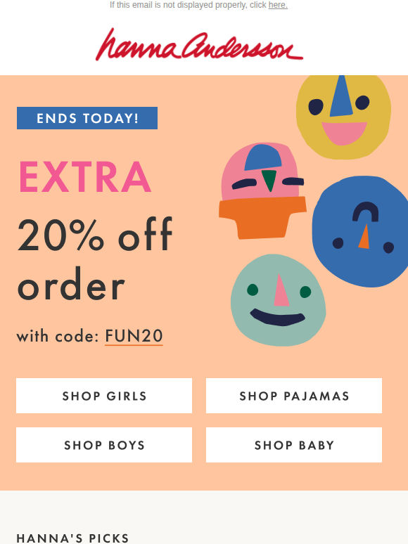 ENDS TODAY ⏰ EXTRA 20% Off