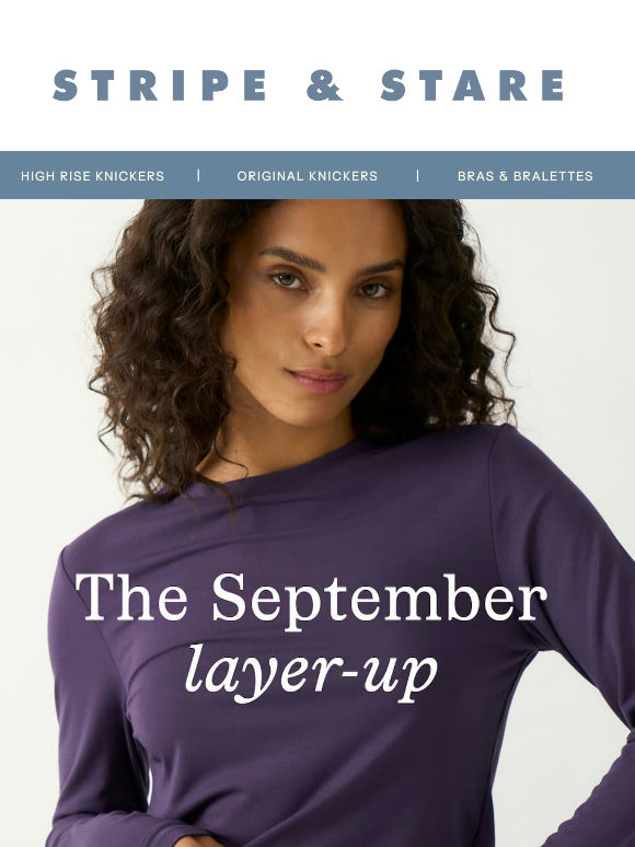 The September layer-up.