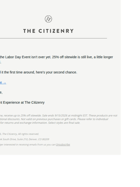 Shop the Labor Day Event now