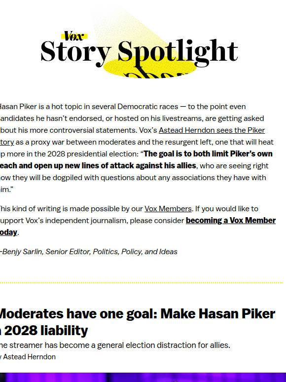 Moderates' quest to make Hasan Piker a 2028 liability