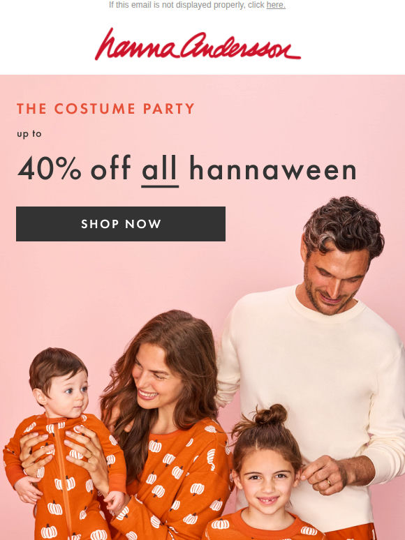 Get the Whole Family Hannaween-Ready 🎃