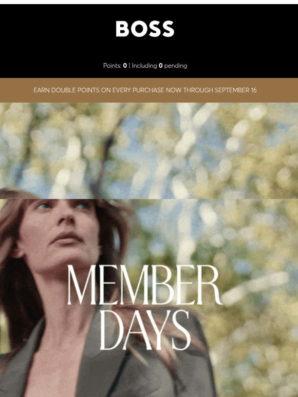 Member Days are here