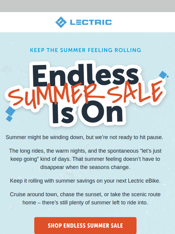 NEW Endless Summer Sale ☀️