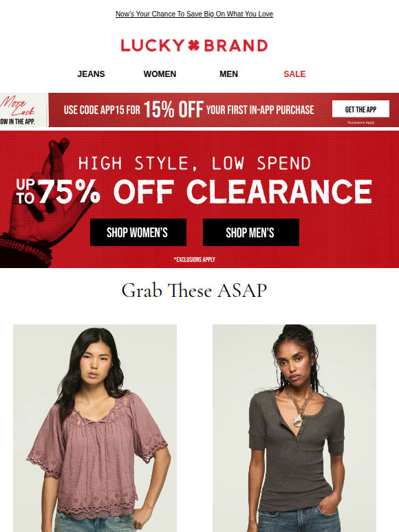 NOT A Drill: Up To 75% OFF Clearance