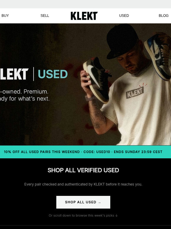 Up to 82% off vs Deadstock. Then Another 10% Off. 👀