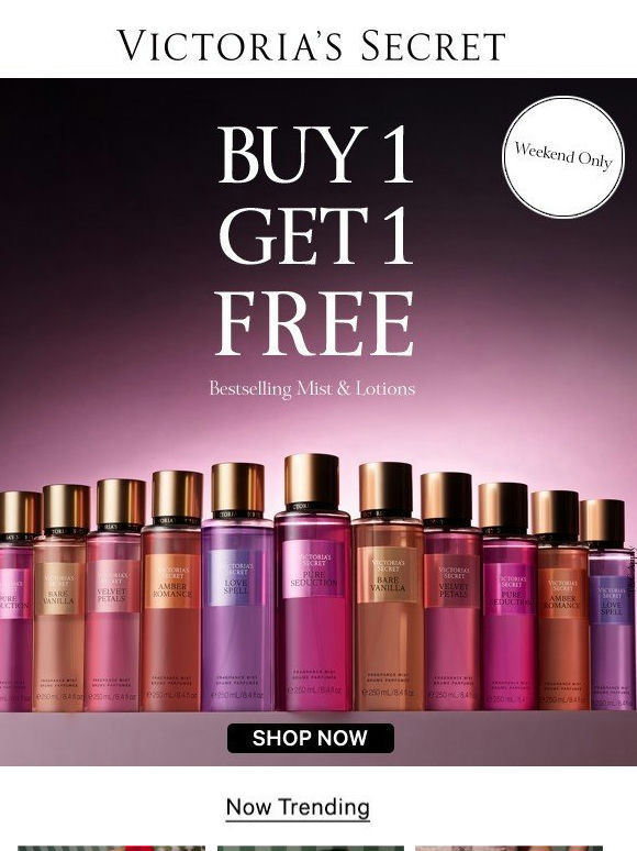 Buy 1 Get 1 Free On Mists & Lotions