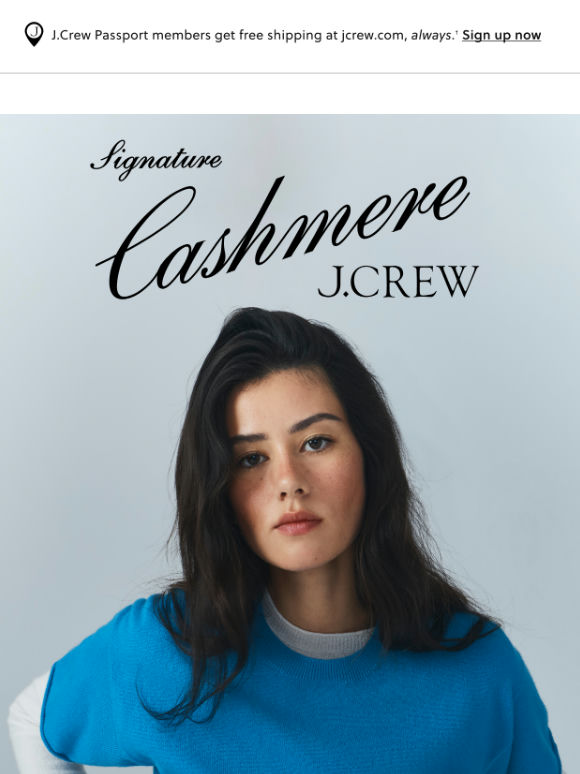 The cashmere we're famous for