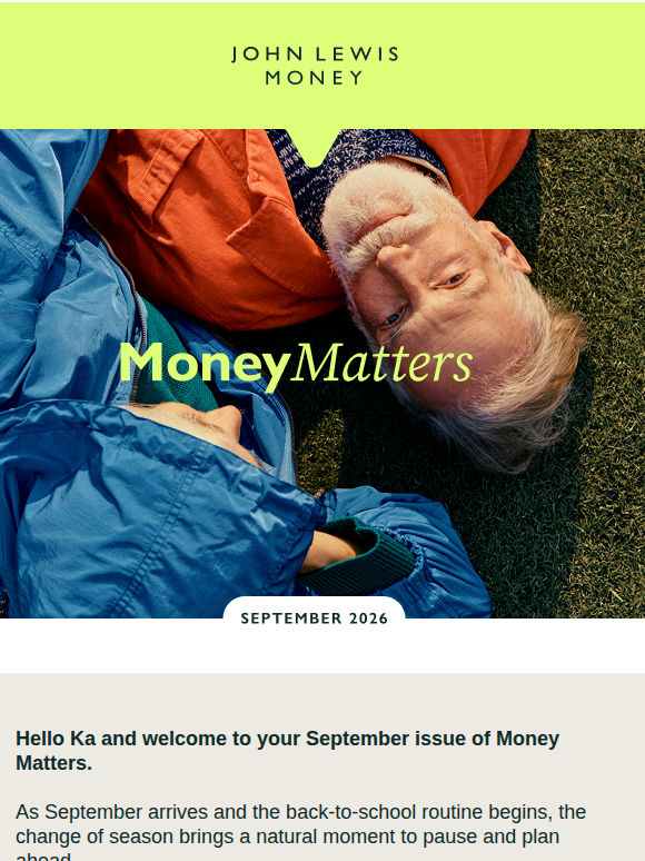 Protect the life you love: Your September Money Matters is here!
