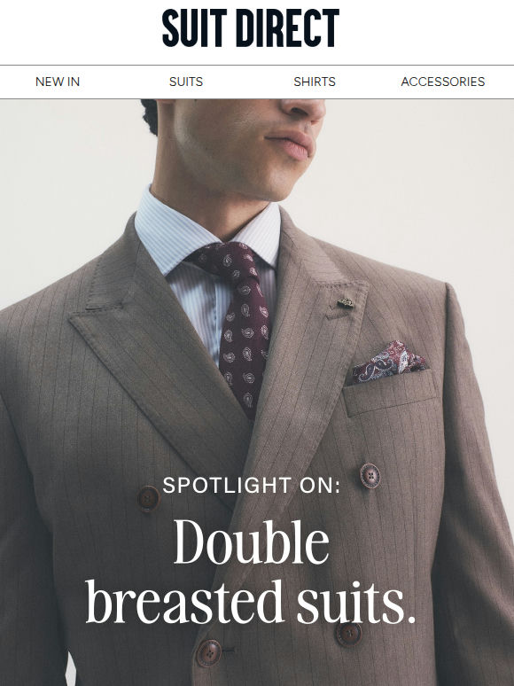 The suit that makes an entrance
