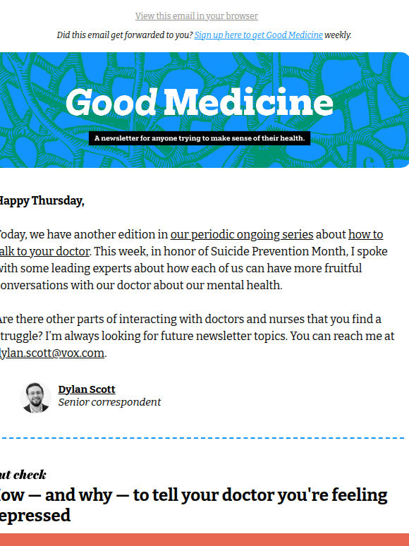 How — and why — to tell your doctor you’re feeling depressed
