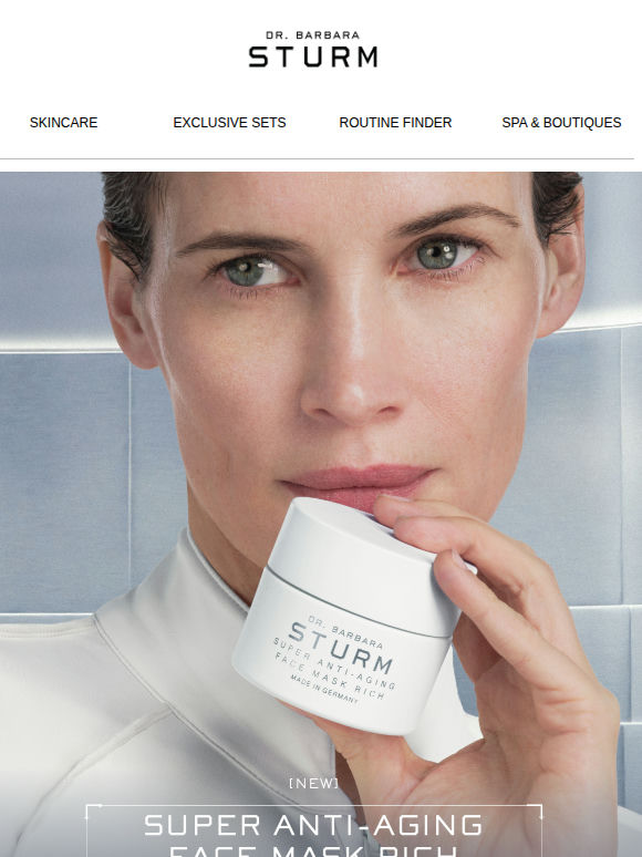 New: Super Anti-Aging Face Mask Rich