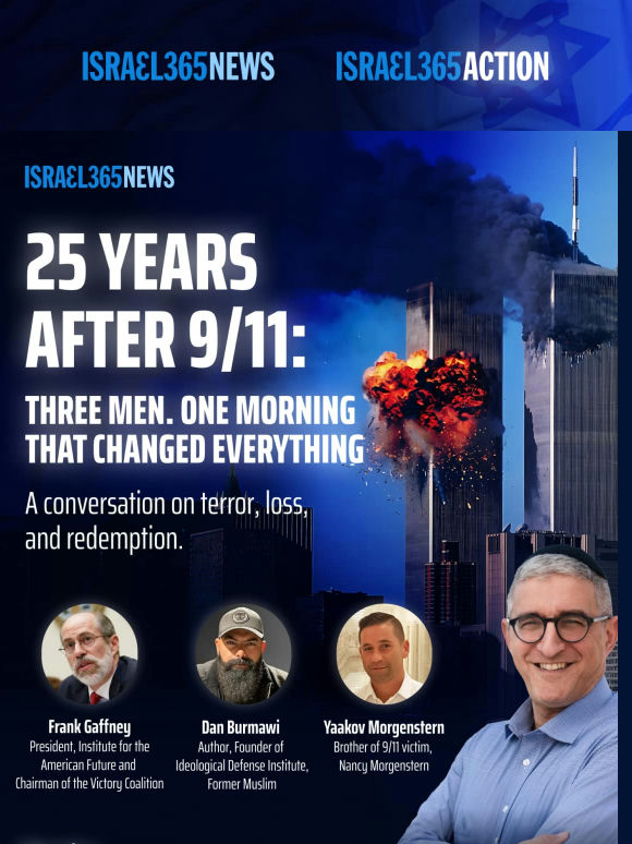 Register Today! 25 Years after 9/11- Three Men. One Morning.