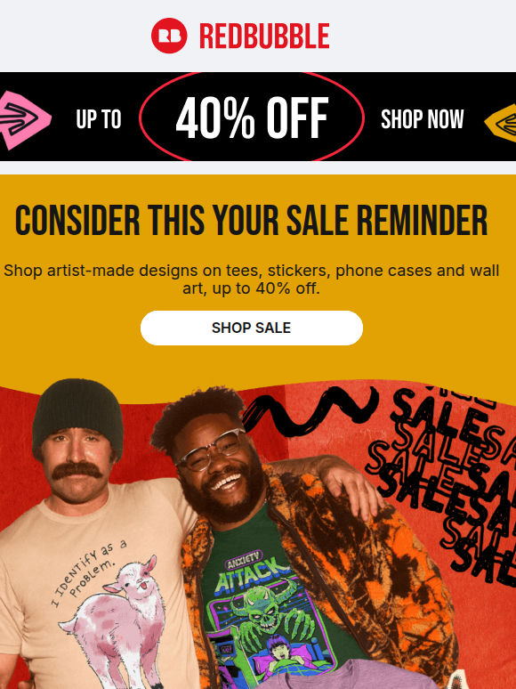 Artist-Made Designs Are up to 40% off 🫶
