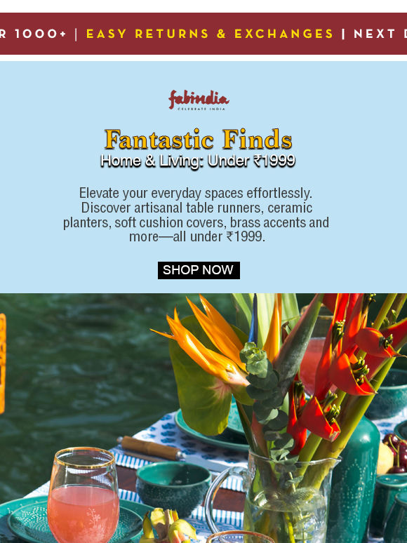 🏡 Fantastic Finds: Home & Living under ₹1999