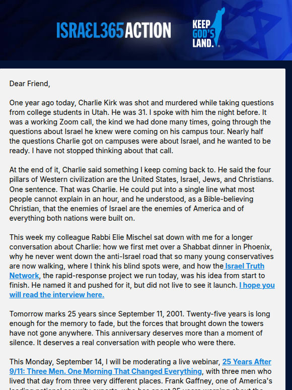 One year without Charlie: what he told me the night before he was murdered
