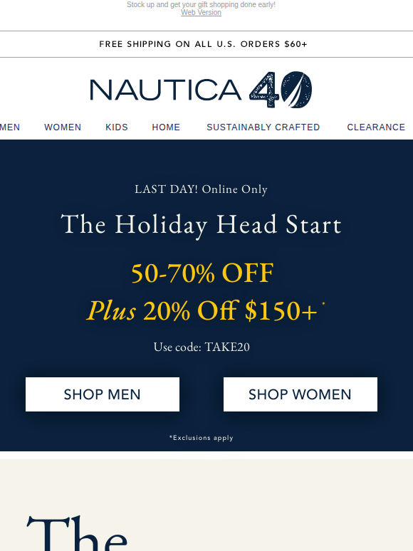 ⏰ FINAL HOURS! Extra 20% off $150+ is ending soon