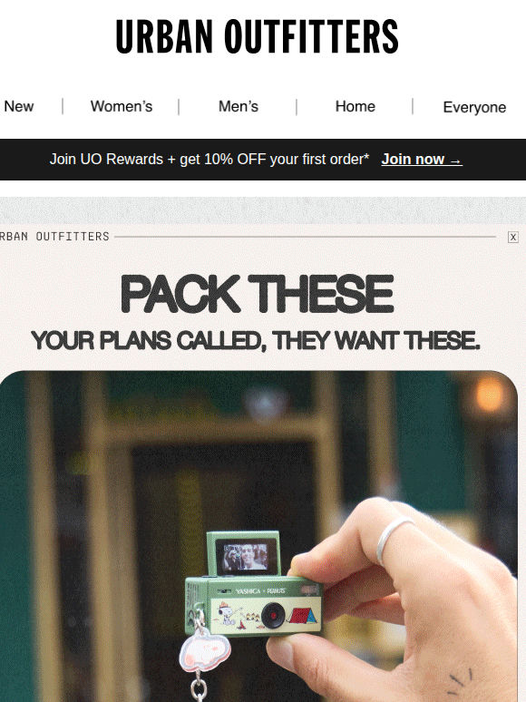Don’t leave the house without these…