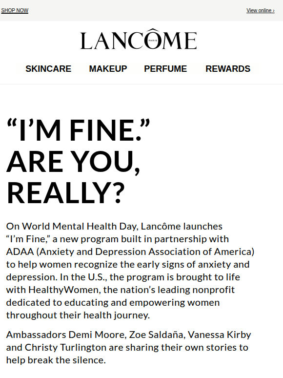 “I’m Fine.” Are You, Really?