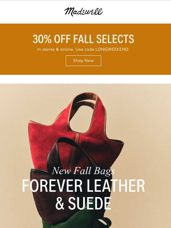 Leather bags for every day