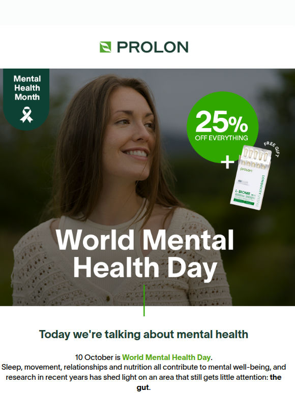 🌿 Mental health also starts in the gut