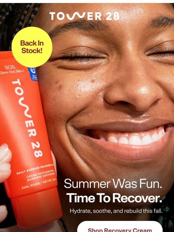 Back in Stock! SOS Recovery Cream