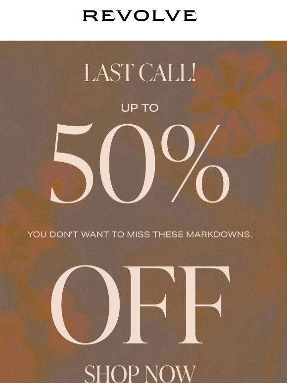 OMG, YOU ALMOST MISSED THE SALE!