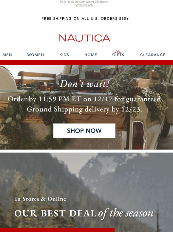 Coats & jackets from $49.99! Our BEST deal of the season 🤩