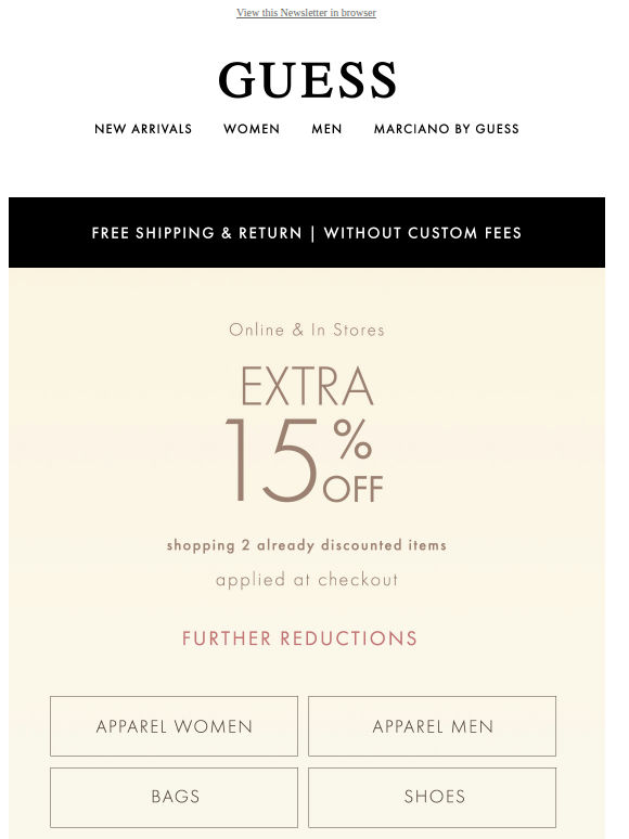 [SALE] Up to 50% off + EXTRA 15%