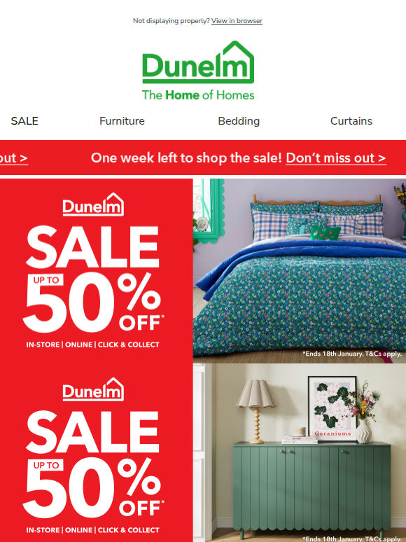 Sale ends in 1 week 🗓️