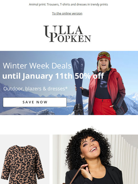 Trend pieces: 50% off on outdoor, blazers& dresses