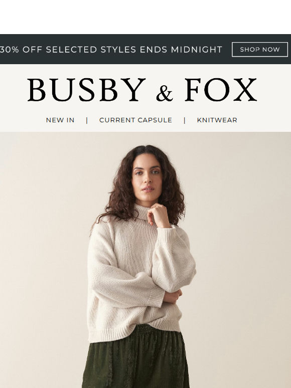 30% off ends tonight 🌙