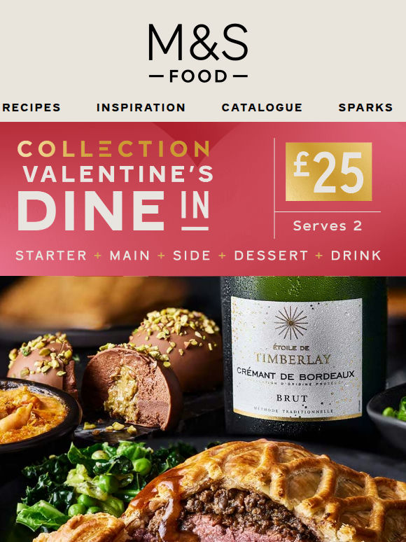 Our Collection Valentine’s Dine In is here