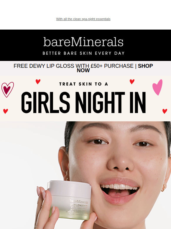 Say it with us: Girls. Night. In.