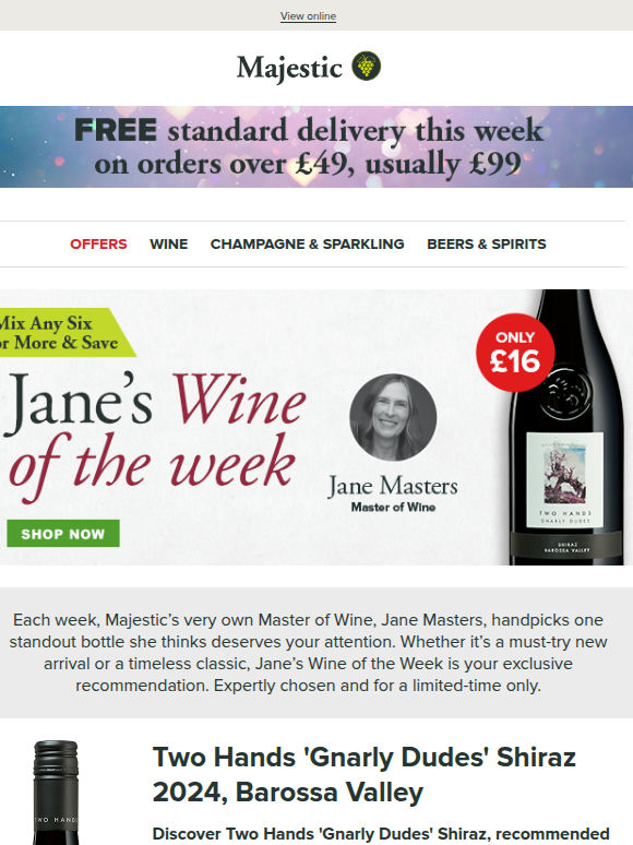 Jane’s NEW Wine of the Week