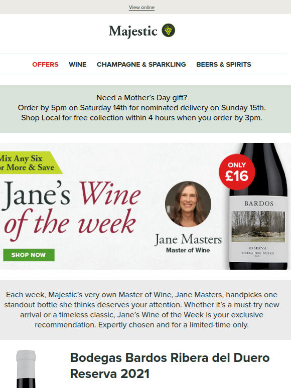 Jane’s NEW Wine of the Week