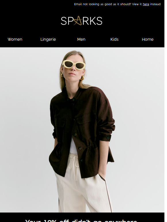 Psst... your 10% off everything didn't end