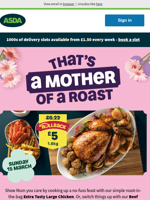 Cook her the ultimate Mother’s Day roast 🩷
