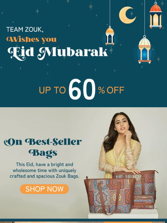 Eid Mubarak! Celebrate with Up to 60% Off Today! Don't Miss Out on These Special Savings 🌙✨