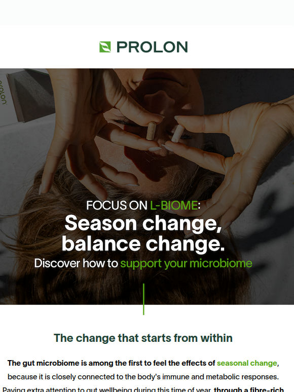 🔎 L-Biome: a new season for your microbiome 🌱